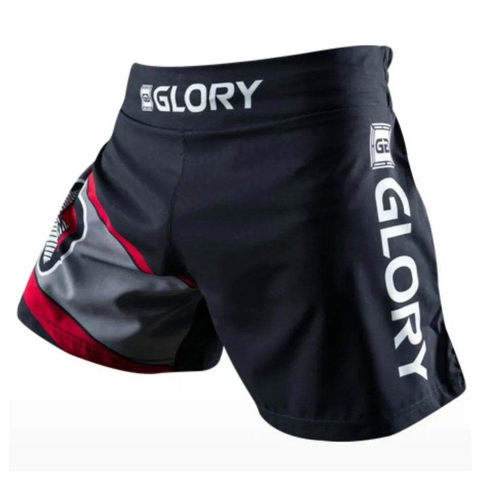 Mma Black Glory Breathable Training Boxing Shorts